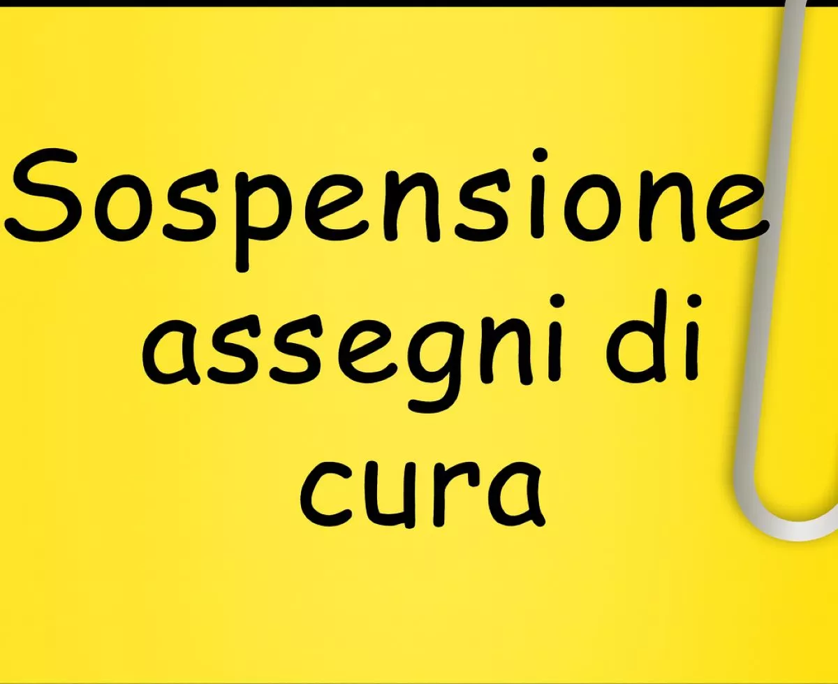 Avviso pubblico - Sospensione assegni di cura e contributo economico per caregiver